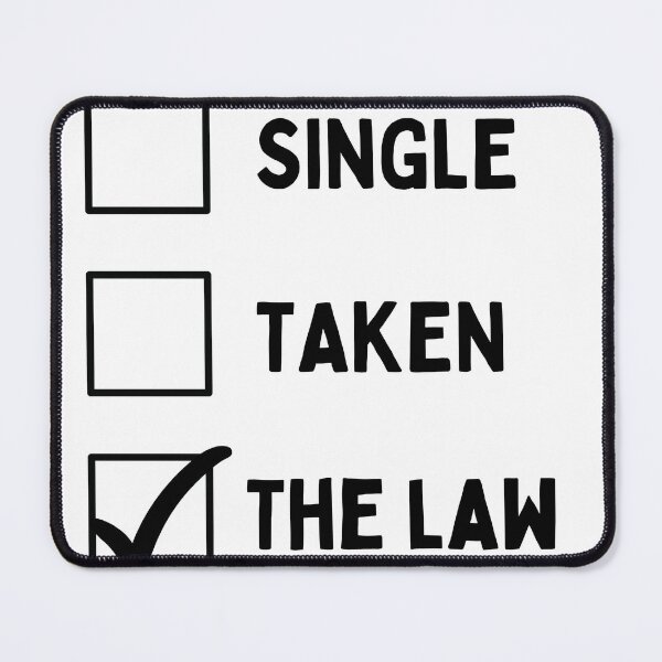 Item preview, Single Taken The Law designed and sold by checkboxshop.