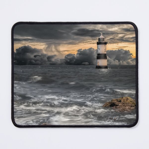 Item preview, The Lighthouse Storm Anglesey designed and sold by AJEvans.