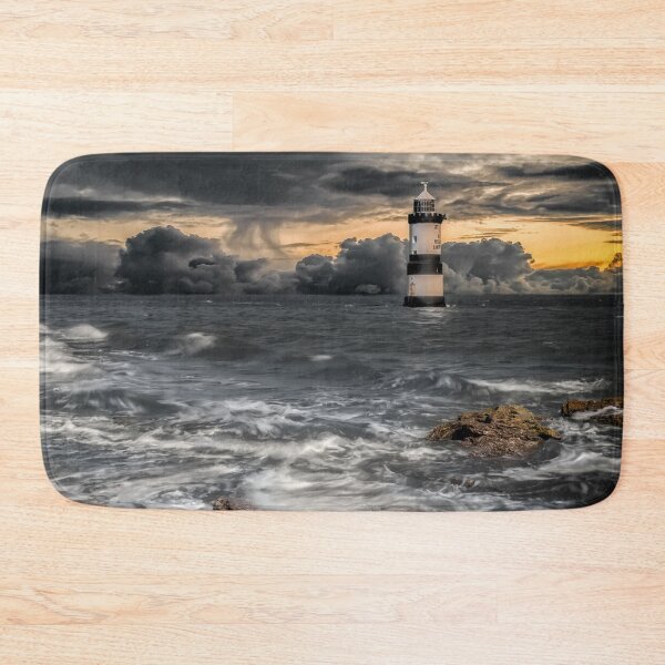 Item preview, The Lighthouse Storm Anglesey designed and sold by AJEvans.