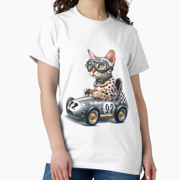 Item preview, Egyptian Mau Speed Racer - Funny Cat designed and sold by vogocom.