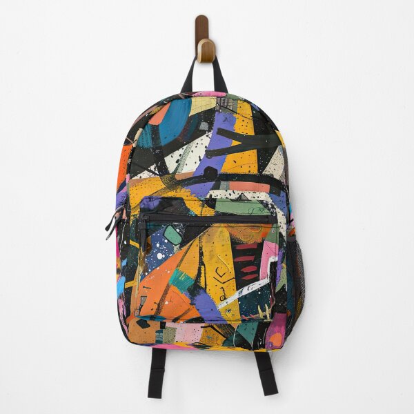 Item preview, Colorful abstract graffiti art vibrantly adorning an urban wall during the day designed and sold by Jerhus.