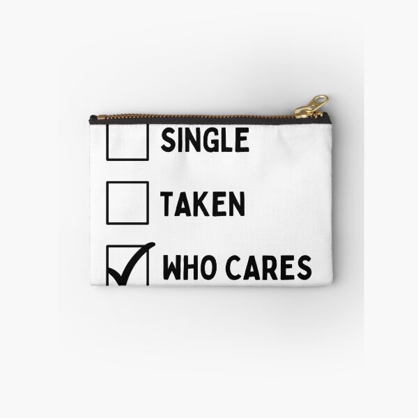 Item preview, Single Taken Who Cares designed and sold by checkboxshop.