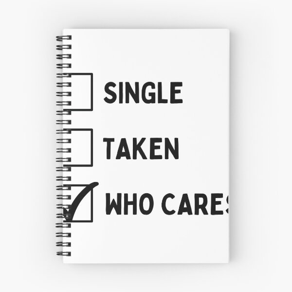 Item preview, Single Taken Who Cares designed and sold by checkboxshop.