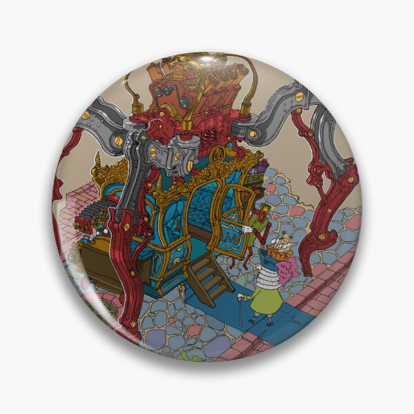 Item preview, Steampunk Palenquin designed and sold by SamFisherPrints.