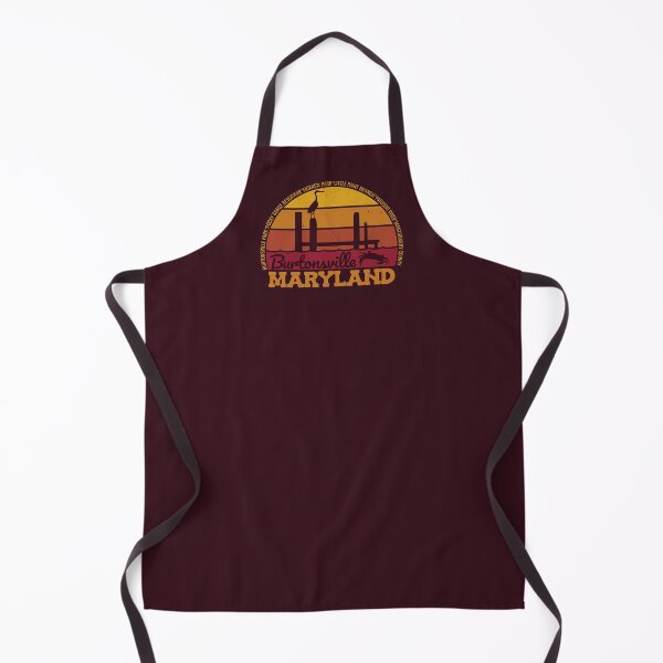 Item preview, Burtonsville Maryland Sunset Retro Vintage Local Pride Logo designed and sold by CRHPOD20.