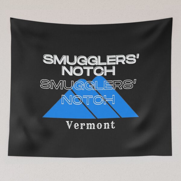 Item preview,  Smugglers’ Notch Vermont U.S.A. White text. Gift Ideas For The Ski Enthusiast. designed and sold by LindaLG.