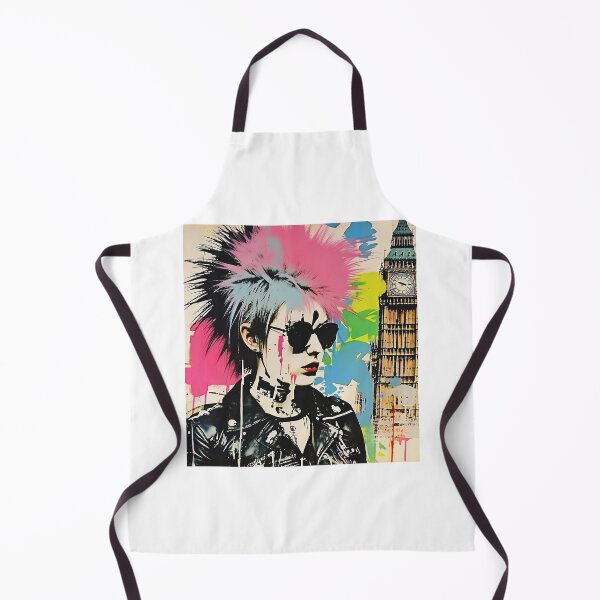 Item preview, vintage punk collage illustration 77s   designed and sold by AiPoliviosArt.