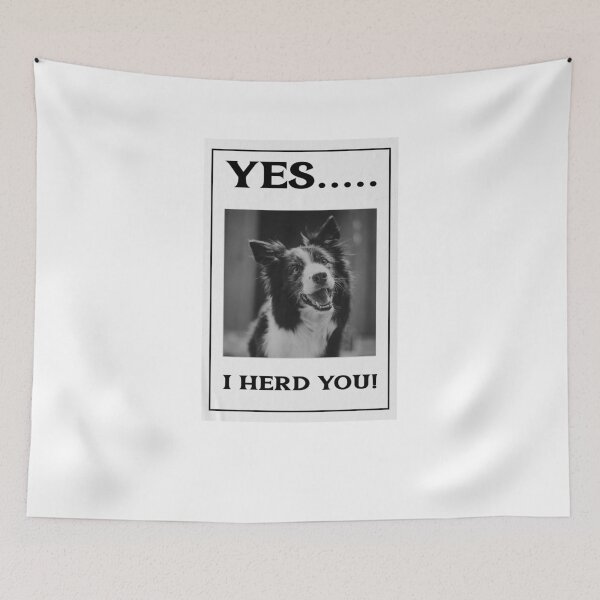 Item preview, Yes I Herd You! Funny Sheepdog Design designed and sold by gentdesigns.