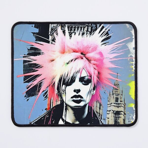 Item preview, vintage punk collage illustration 77s   designed and sold by AiPoliviosArt.