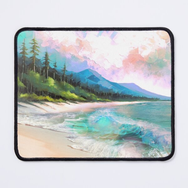 Item preview, Coastal Serenity: Waves and Forest designed and sold by Sanctum Icons.
