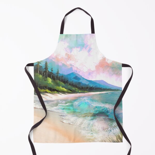Item preview, Coastal Serenity: Waves and Forest designed and sold by Sanctum Icons.
