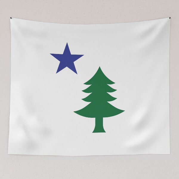 Artikelvorschau, Originale Flagge von Maine (ohne Text) entworfen und verkauft von Roving Souls.