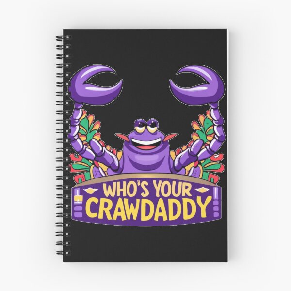 Item preview, Whos your crawdaddy crawfish mardi gras in the style of comic book illustrations designed and sold by Pawel Oska.