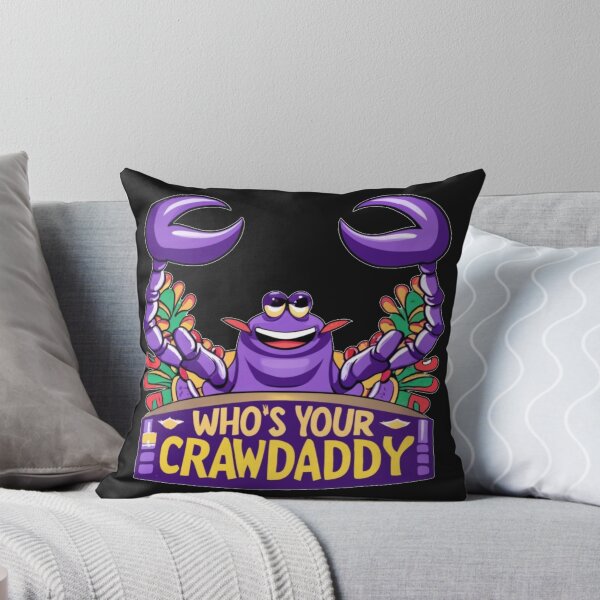 Item preview, Whos your crawdaddy crawfish mardi gras in the style of comic book illustrations designed and sold by Pawel Oska.