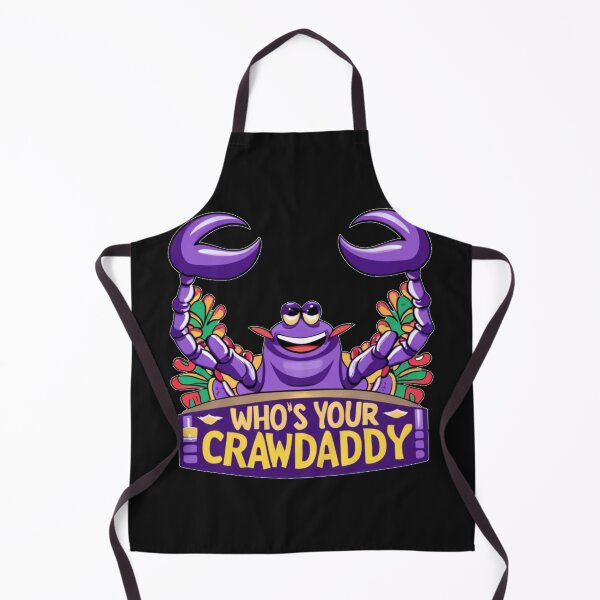 Item preview, Whos your crawdaddy crawfish mardi gras in the style of comic book illustrations designed and sold by Pawel Oska.