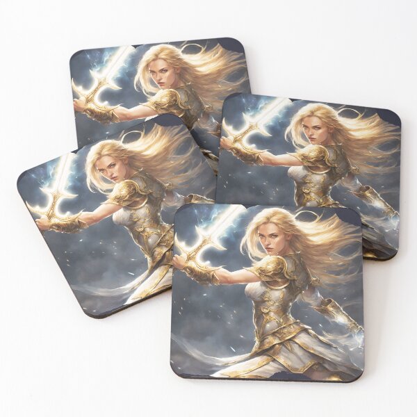 Item preview, Emissary of Light: Warrior Princess of the Cosmos designed and sold by InnerGrow.