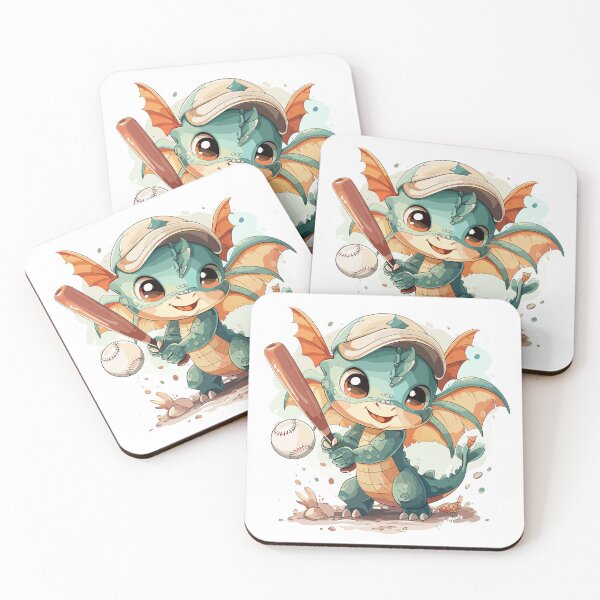 Item preview, Cute Dragon Baseball Player designed and sold by DragonFantasia.