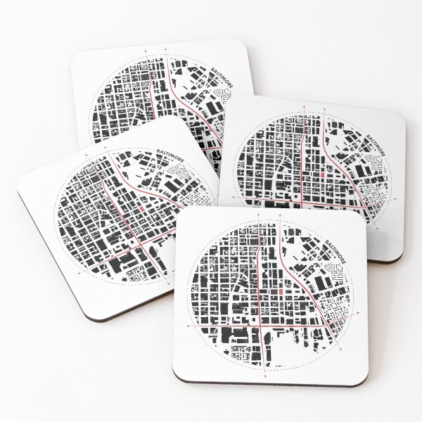 Item preview, Baltimore Blueprint: Urban Plan designed and sold by Mundivagant Designs.