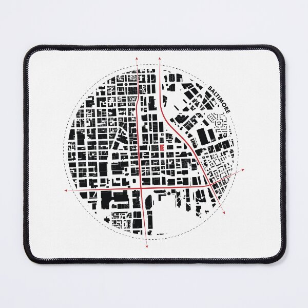 Item preview, Baltimore Blueprint: Urban Plan designed and sold by Mundivagant Designs.