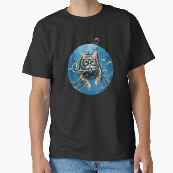 Item preview, Scuba Cat, Funny Cat Scuba Diving  designed and sold by Kmcantley.