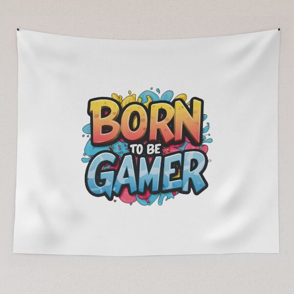 Item preview, Born to be gamer designed and sold by StickerStyleHub.