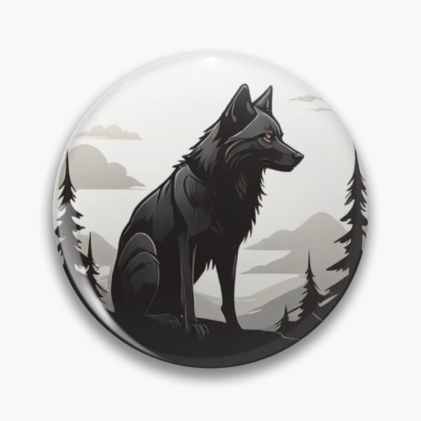 Item preview, Black wolf designed and sold by AH-homemade.