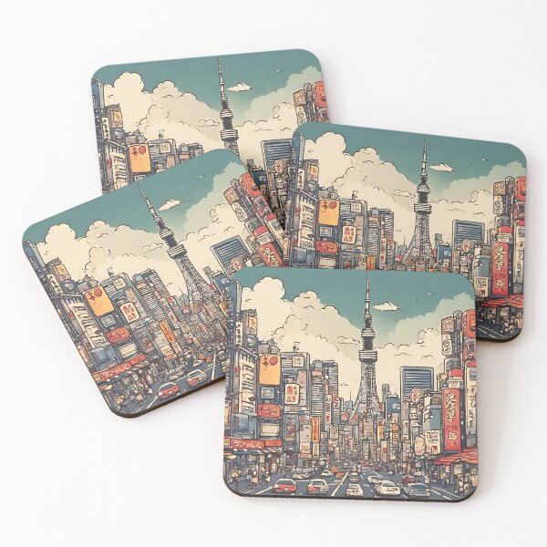 Item preview, Tokyo Cityscape  designed and sold by CharmStudio.