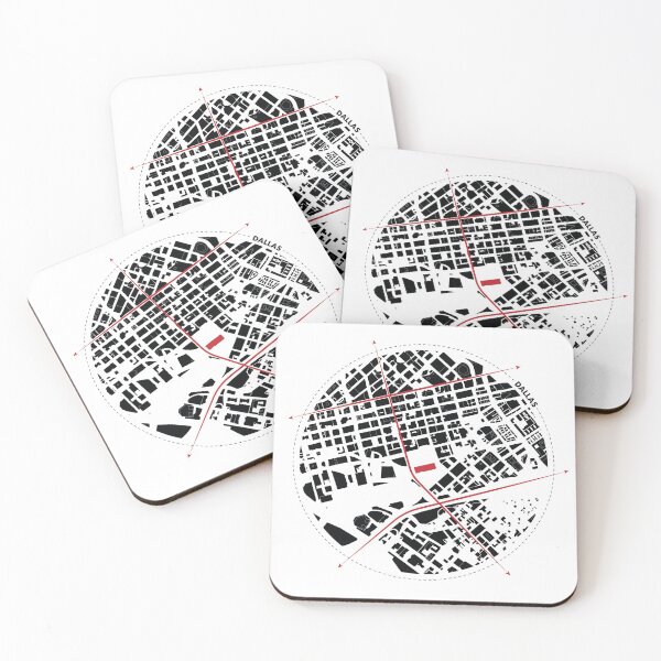 Item preview, Dallas City Grid: Urban Plan designed and sold by Mundivagant Designs.