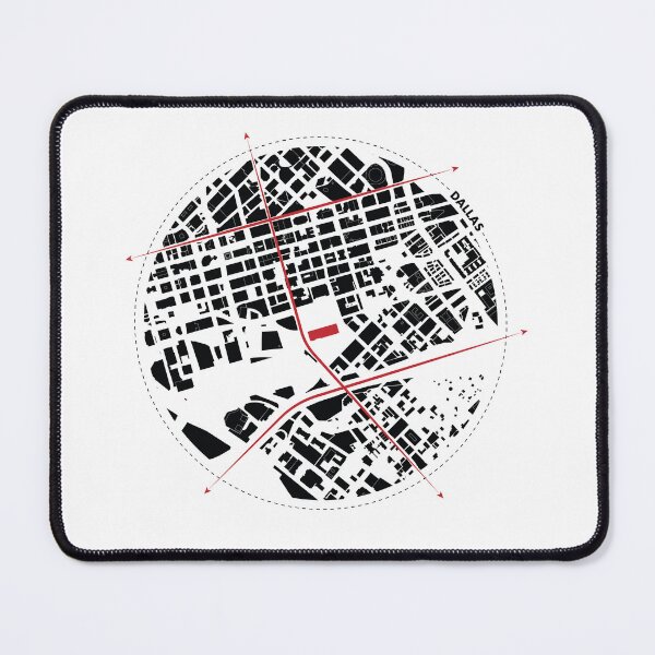 Item preview, Dallas City Grid: Urban Plan designed and sold by Mundivagant Designs.