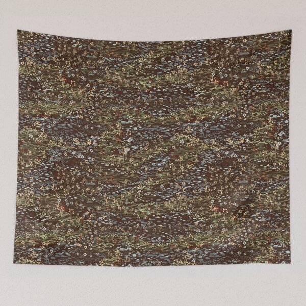 Item preview, Earthy Marshlands of tiny Flowers  designed and sold by Salzanos.