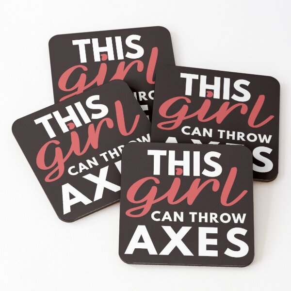 Item preview, This Girl Can Throw Axes, Funny Axe Throwing, Axe Throwing Quote designed and sold by Aerial Addicts.