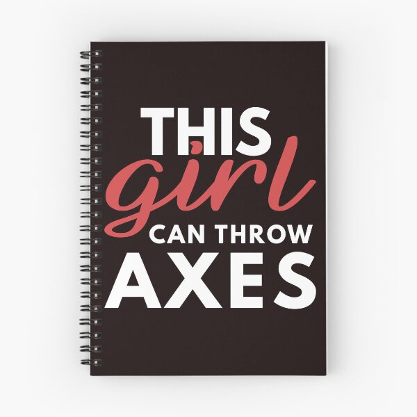 Item preview, This Girl Can Throw Axes, Funny Axe Throwing, Axe Throwing Quote designed and sold by Aerial Addicts.