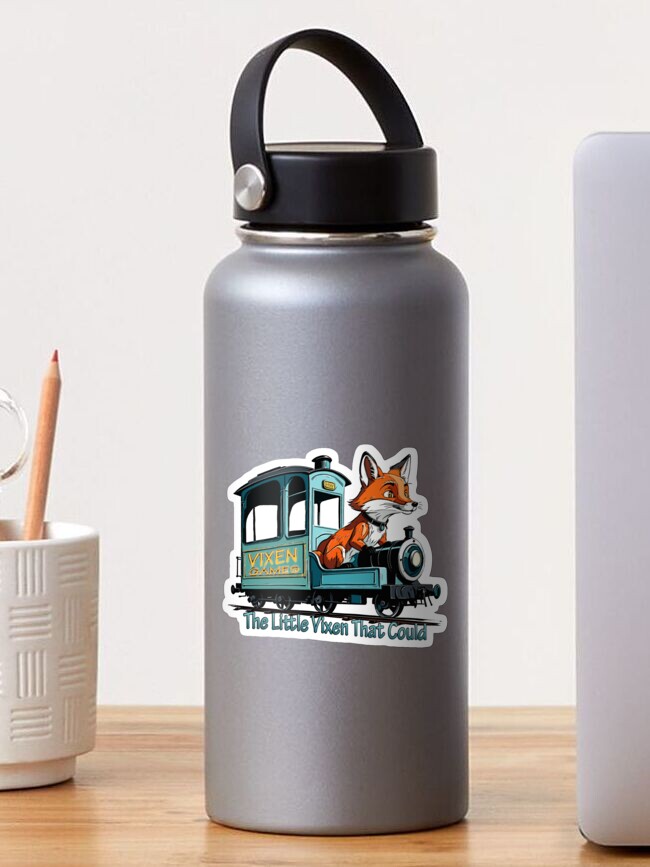 Thumbnail 1 of 3, Sticker, The Little Vixen That Could designed and sold by Vixen-Games.