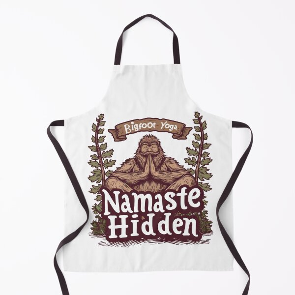 Item preview, Bigfoot Yoga 'Namaste Hidden' designed and sold by Driftwood Spirits.