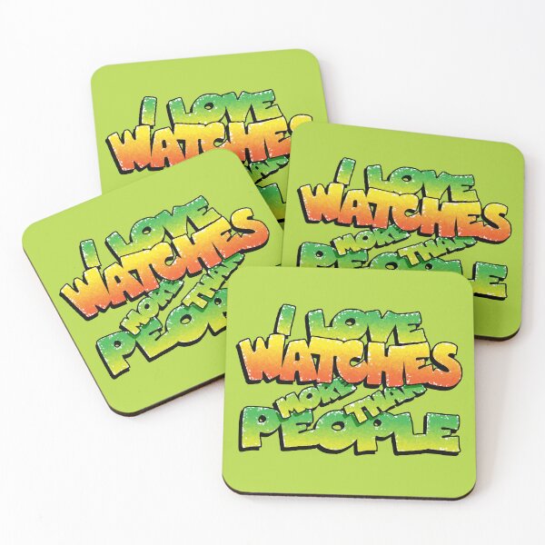 Item preview, I Love Watches More Than People designed and sold by CUTOCARS-SHOP.