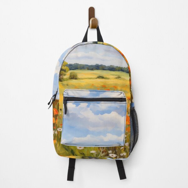 Item preview, Wildflower Serenity: Vibrant Meadow Oil Painting designed and sold by LivingArtClips.