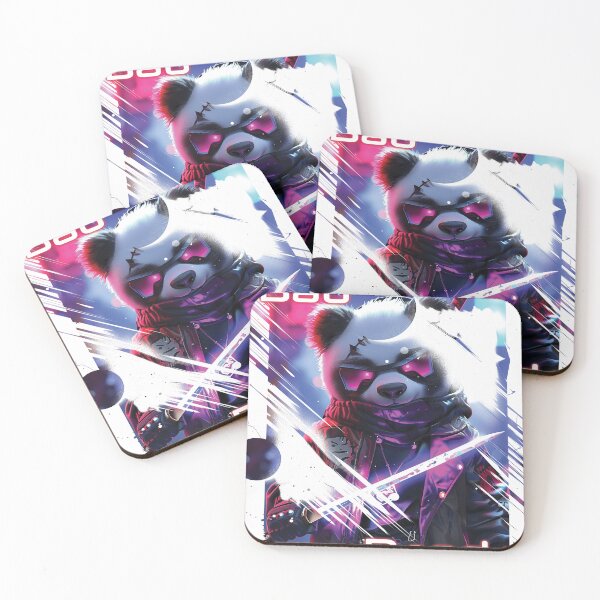 Item preview, Cyberpunk Shinobi Panda (Ink Fusion) designed and sold by ArtMethodLab.