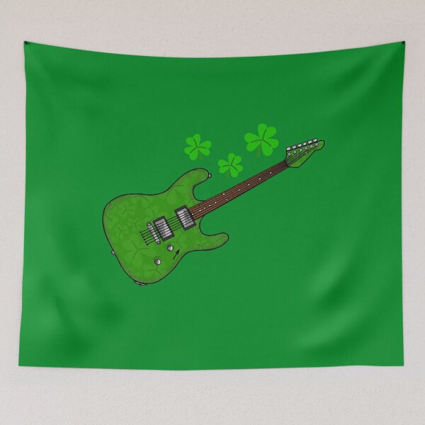Item preview, Electric Guitar St Patrick's Day Guitarist Irish Musician designed and sold by doodlerob.
