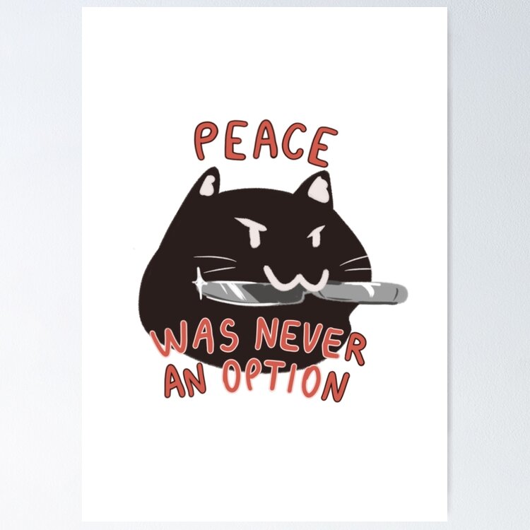 Chaotic Cat Sticker