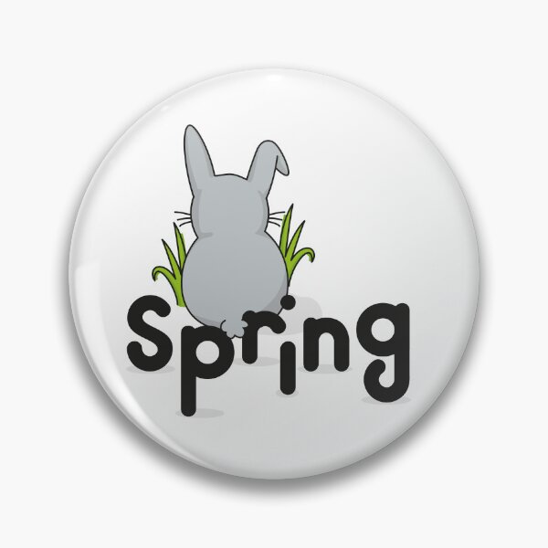 Item preview, Spring bunny eating grass designed and sold by WalkWiseDesign.