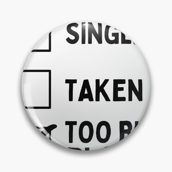 Item preview, Single Taken Too Busy Playing designed and sold by checkboxshop.