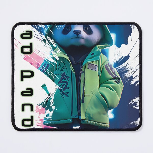 Item preview, Streetwise Cyberpunk Panda (Ink Fusion) designed and sold by ArtMethodLab.