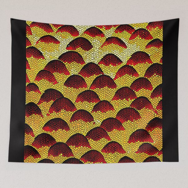 Item preview, Golden fish scales covering designed and sold by filusattila.