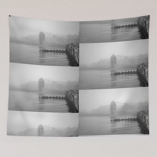 Item preview, The Fortress of Louisbourg in the Mist - BW designed and sold by Brian Shaw.