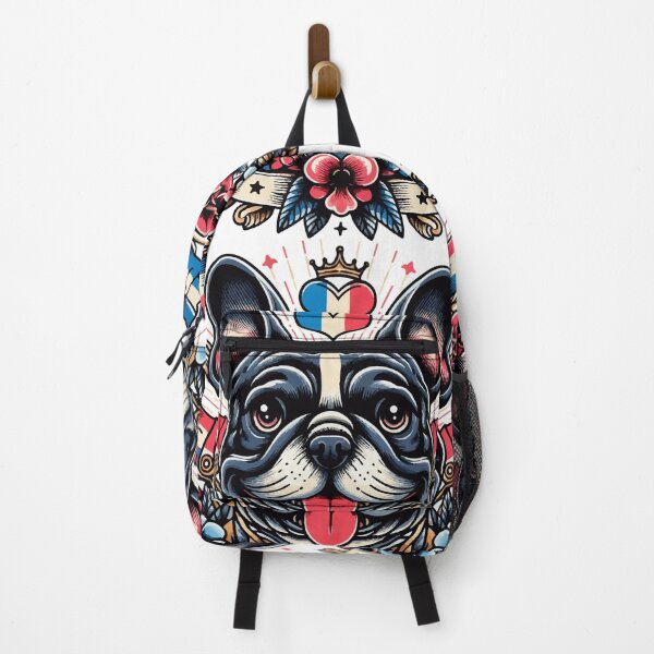Aperçu de l'œuvre Bouledogue français/Frenchie Fierté Patriotique France créée et vendue par bjrocket89.