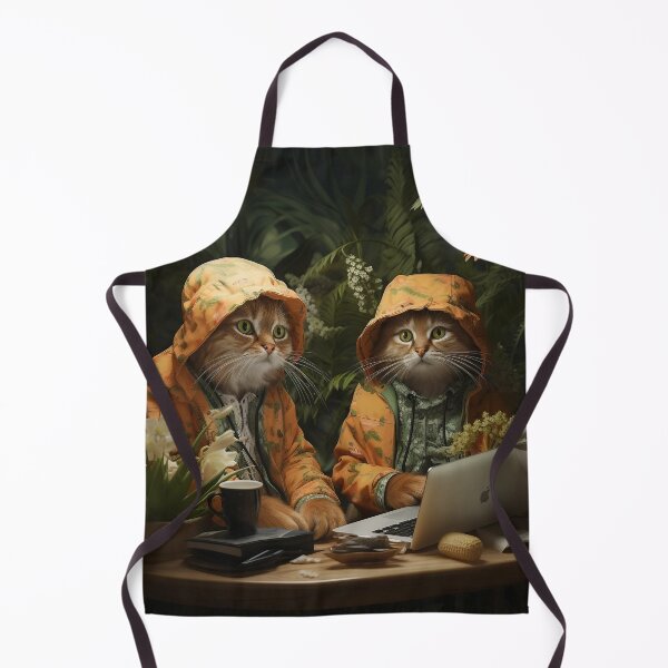 Item preview, Cats Bird Watching Art designed and sold by Obsidian Ink by Wilshire.