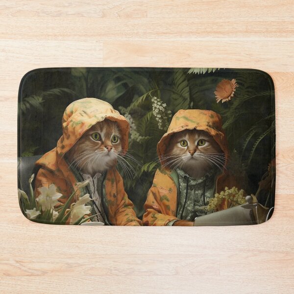 Item preview, Cats Bird Watching Art designed and sold by Obsidian Ink by Wilshire.