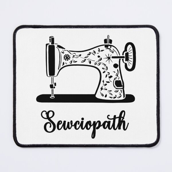 Item preview, Sewciopatch - with a sewing machine designed and sold by EmeraldeaArt.
