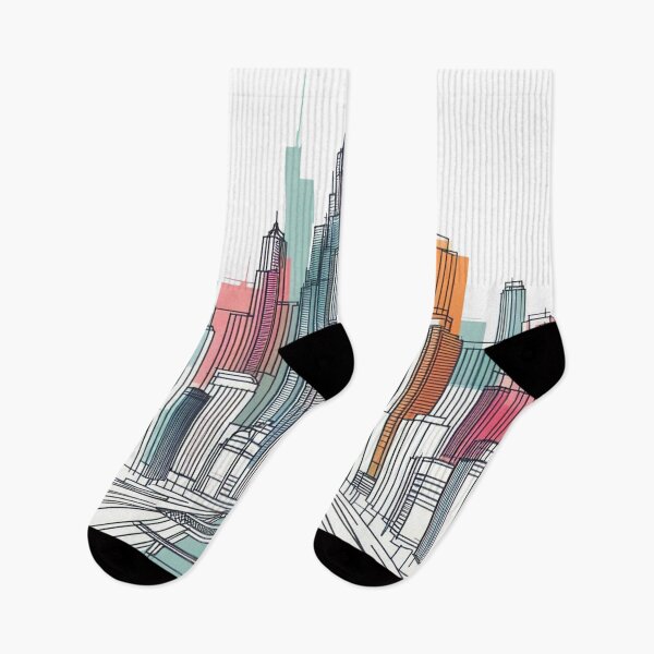 Item preview, Urban Colors: A Stylized Cityscape designed and sold by mYaro.
