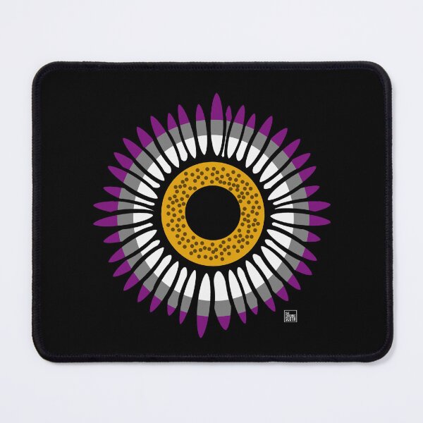 Item preview, Gray-asexual (gray-sexual/gray-A) Sunflower designed and sold by thechronicsloth.